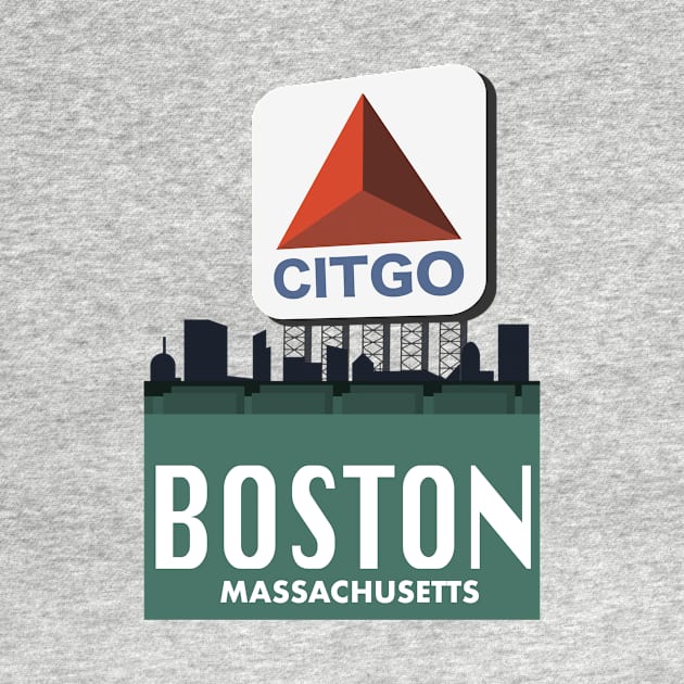 Fenway Citgo Sign Boston by Rosemogo